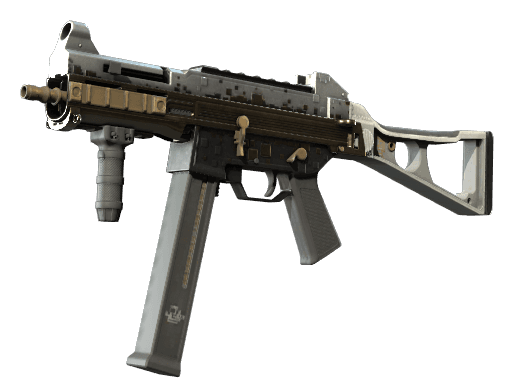 UMP-45 | Gold Bismuth (Battle-Scarred)