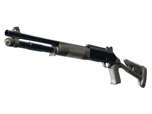 XM1014 | Blue Steel (Battle-Scarred)