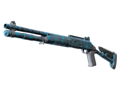 XM1014 | VariCamo Blue (Battle-Scarred)