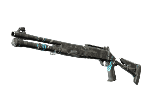 XM1014 | Blue Tire (Battle-Scarred)