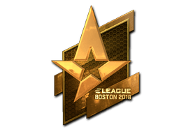 Sticker | Astralis (Gold) | Boston 2018