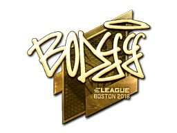 Sticker | bodyy (Gold) | Boston 2018