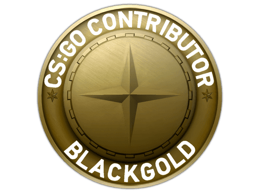 Black Gold Map Coin