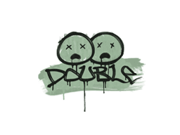 Sealed Graffiti | Double (Cash Green)
