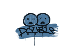 Sealed Graffiti | Double (Monarch Blue)