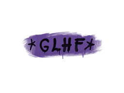 Sealed Graffiti | GLHF (Monster Purple)