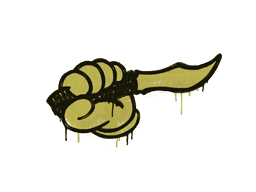 Sealed Graffiti | Backstab (Tracer Yellow)