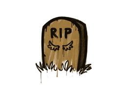 Sealed Graffiti | Tombstone (Desert Amber)