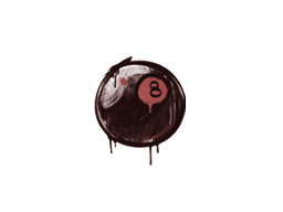 Sealed Graffiti | 8-Ball (Blood Red)
