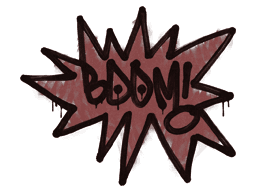 Sealed Graffiti | BOOM (Brick Red)