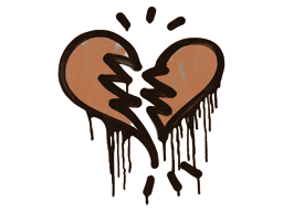 Sealed Graffiti | Broken Heart (Tiger Orange)