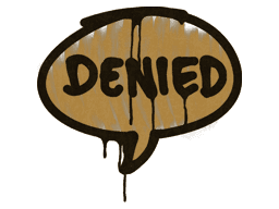 Sealed Graffiti | Denied (Desert Amber)