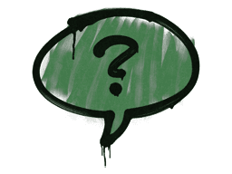 Sealed Graffiti | Question Mark (Jungle Green)