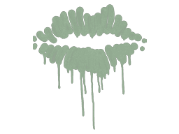 Sealed Graffiti | Kiss (Cash Green)