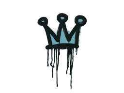 Sealed Graffiti | Little Crown (Wire Blue)