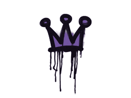 Sealed Graffiti | Little Crown (Monster Purple)