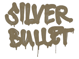 Sealed Graffiti | Silver Bullet (Dust Brown)