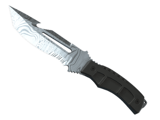 ★ Survival Knife | Damascus Steel (Battle-Scarred)