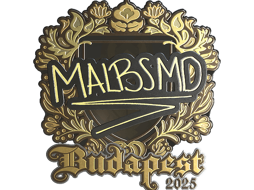 Sticker | malbsMd (Gold) | Budapest 2025