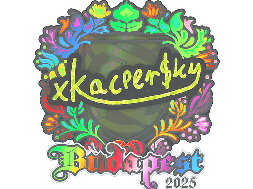 Sticker | xKacpersky (Holo) | Budapest 2025