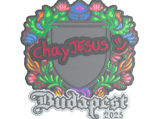 Sticker | chayJESUS (Embroidered) | Budapest 2025