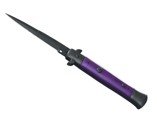 ★ StatTrak™ Stiletto Knife | Ultraviolet (Battle-Scarred)