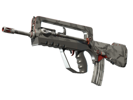 FAMAS | Grey Ghost (Battle-Scarred)