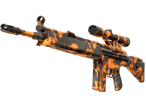 G3SG1 | Orange Crash (Battle-Scarred)