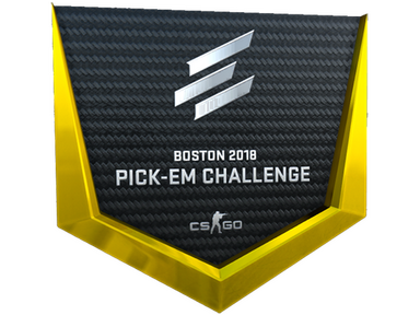 Gold Boston 2018 Pick'Em Trophy