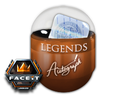 London 2018 Legends Autograph Capsule