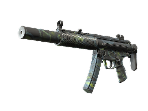 MP5-SD | Lime Hex (Battle-Scarred)