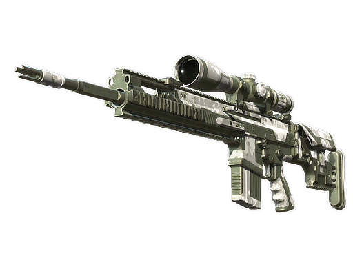 SCAR-20 | Arctic Camo Panels (Battle-Scarred)