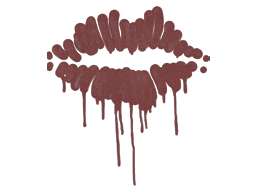 Sealed Graffiti | Kiss (Brick Red)