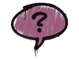 Sealed Graffiti | Question Mark (Princess Pink)