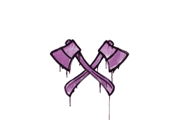 Sealed Graffiti | X-Axes (Bazooka Pink)