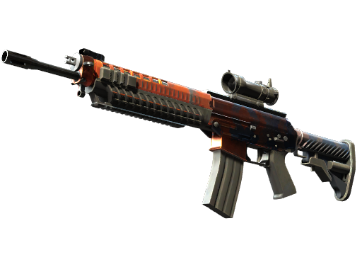 SG 553 | Danger Close (Battle-Scarred)