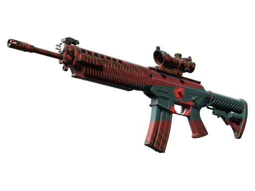 SG 553 | Fallout Warning (Battle-Scarred)