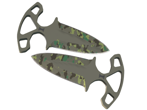★ Shadow Daggers | Boreal Forest (Battle-Scarred)