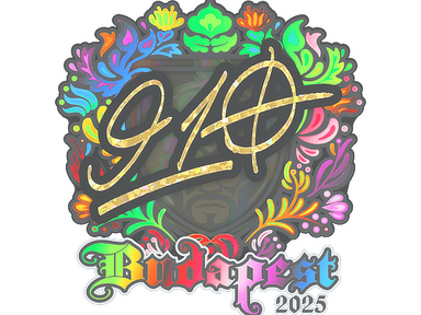 Sticker | 910 (Holo) | Budapest 2025