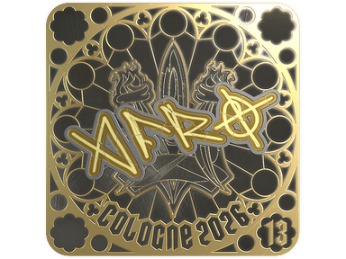 Sticker | afro (Gold, Ranked) | Cologne 2026