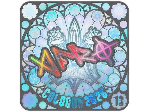 Sticker | afro (Holo, Ranked) | Cologne 2026