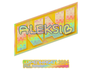 Sticker | Aleksib (Holo) | Copenhagen 2024