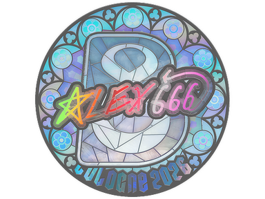 Sticker | alex666 (Holo) | Cologne 2026