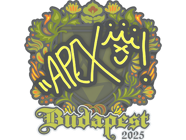 Sticker | apEX | Budapest 2025