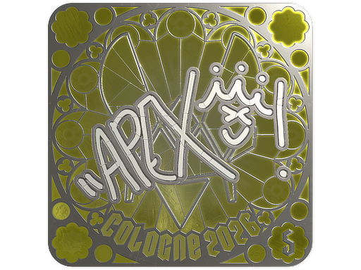Sticker | apEX (Foil, Ranked) | Cologne 2026