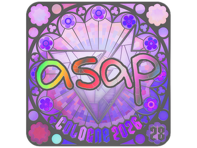 Sticker | asap (Holo, Ranked) | Cologne 2026