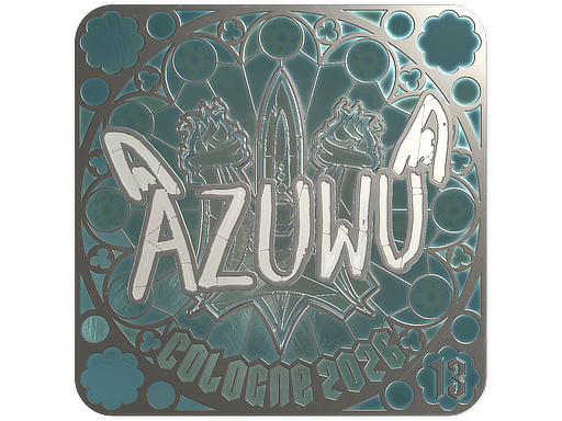 Sticker | AZUWU (Foil, Ranked) | Cologne 2026