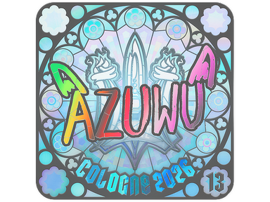 Sticker | AZUWU (Holo, Ranked) | Cologne 2026