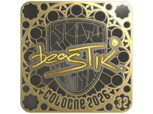 Sticker | beastik (Gold, Ranked) | Cologne 2026