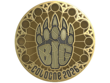 Sticker | BIG (Gold) | Cologne 2026